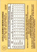 1985 Donruss Willie Hernandez