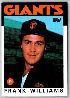 1986 Topps Frank Williams #341