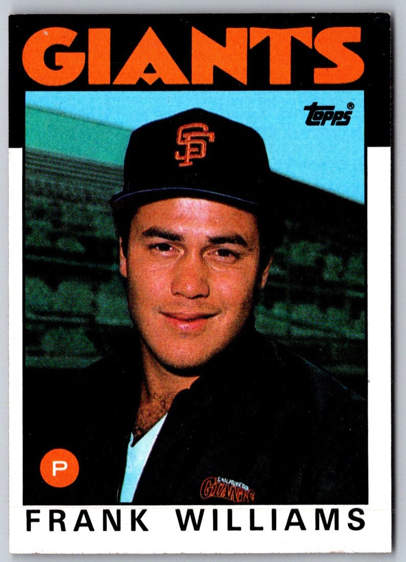 1986 Topps Frank Williams
