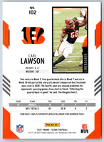 2021 Score Scorecard Carl Lawson #102