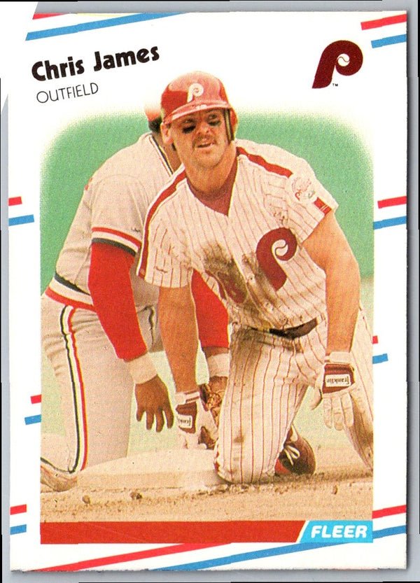 1988 Fleer Chris James #307