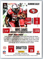 2015 Score Mike Davis #394 Rookie
