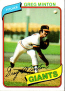1980 Topps Greg Minton