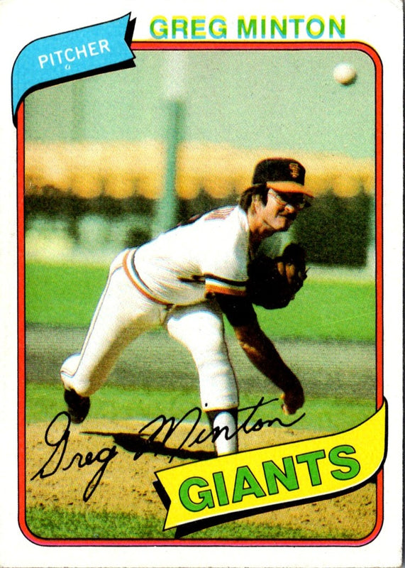 1980 Topps Greg Minton #588
