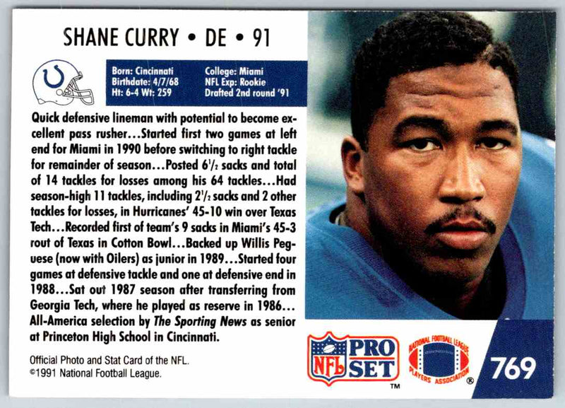 1990 Proset Shane Curry