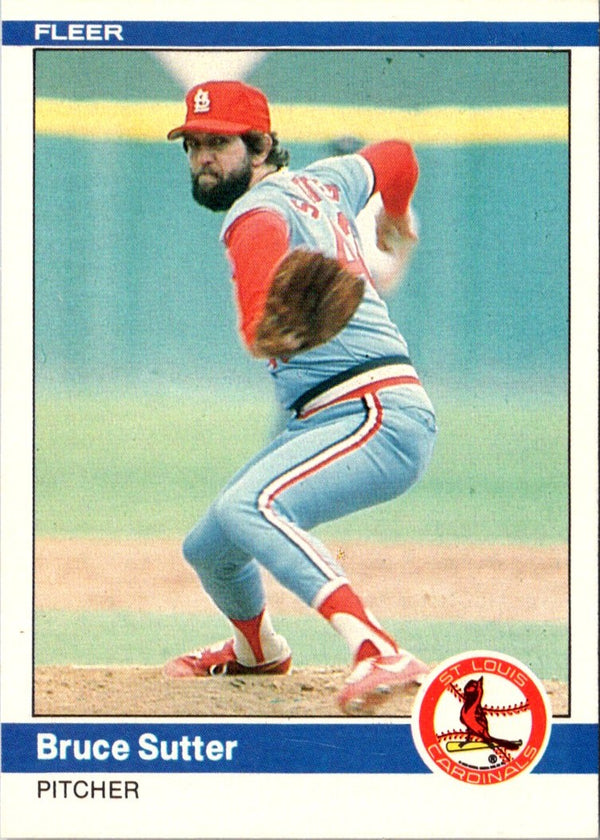 1984 Fleer Bruce Sutter #338