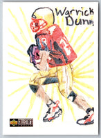 1998 UD Choice Warrick Dunn #229