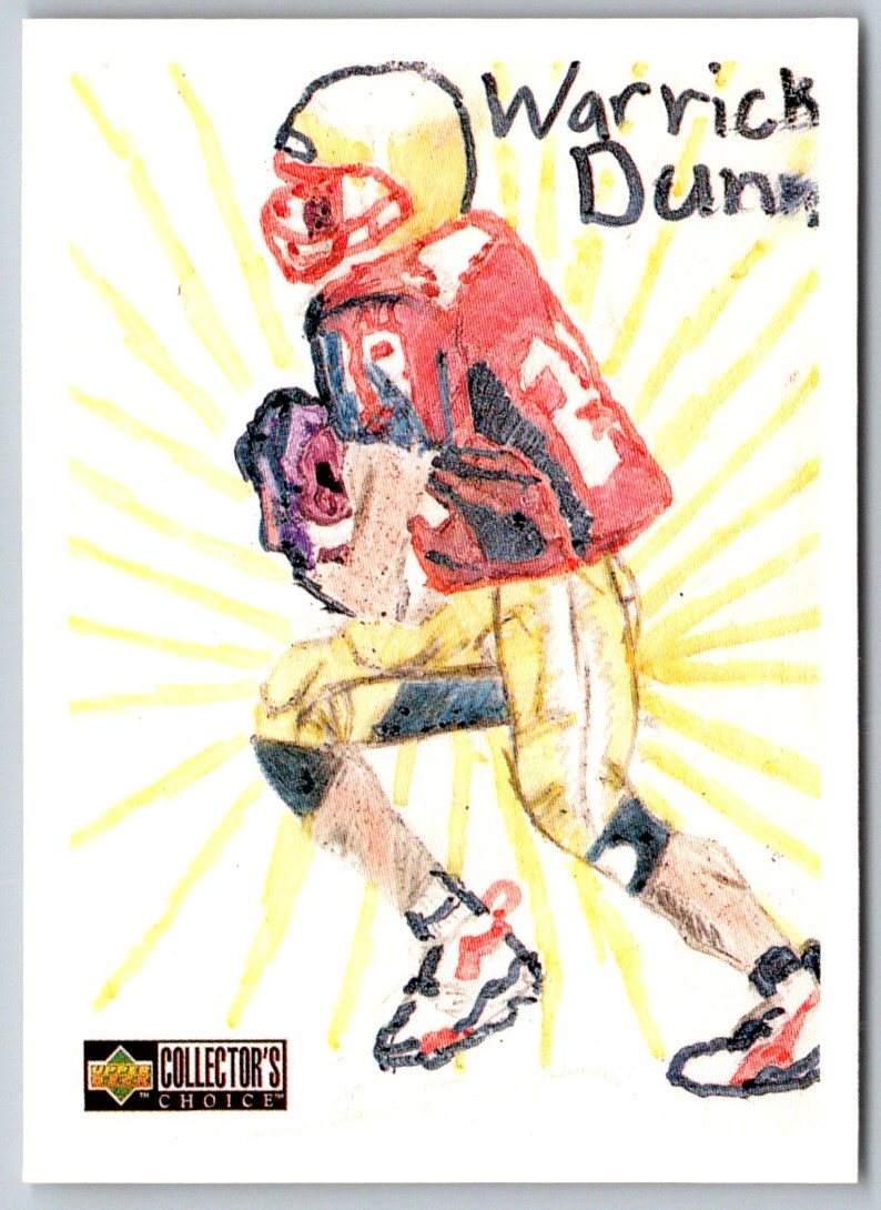 1998 UD Choice Warrick Dunn