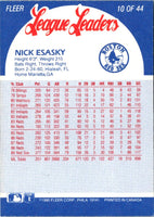 1990 Fleer League Leaders Nick Esasky #10