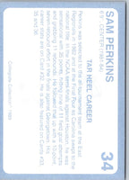 1989 Collegiate Collection North Carolina's Finest Sam Perkins #34