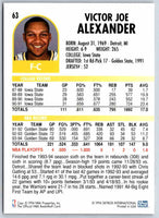 1995 Skybox Victor Alexander #63