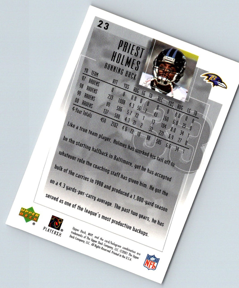 2001 Upper Deck MVP Priest Holmes