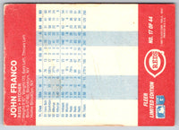 1987 Fleer Baseball All-Stars John Franco #17