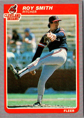 1985 Fleer Roy Smith #455 Rookie