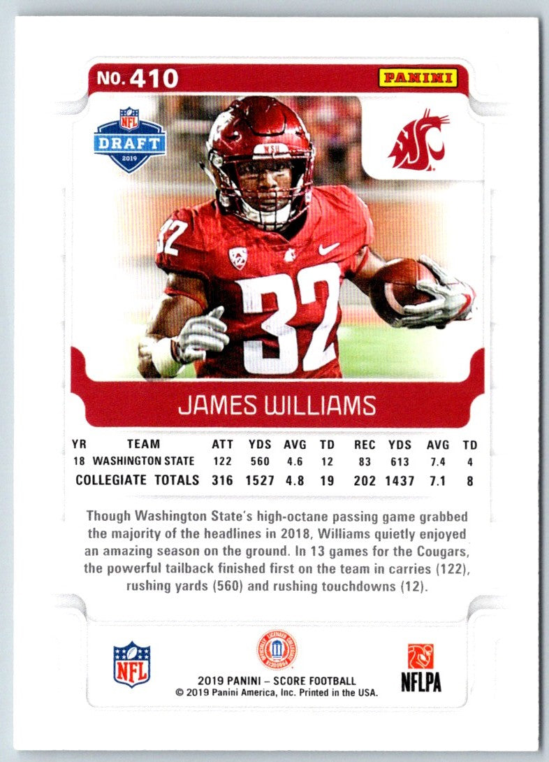 2019 Score James Williams