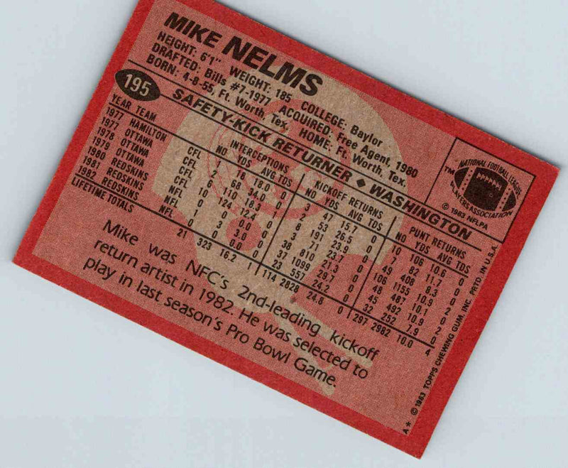 1983 Topps Mike Nelms