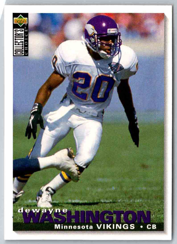 1995 Upper Deck Dewayne Washington #322