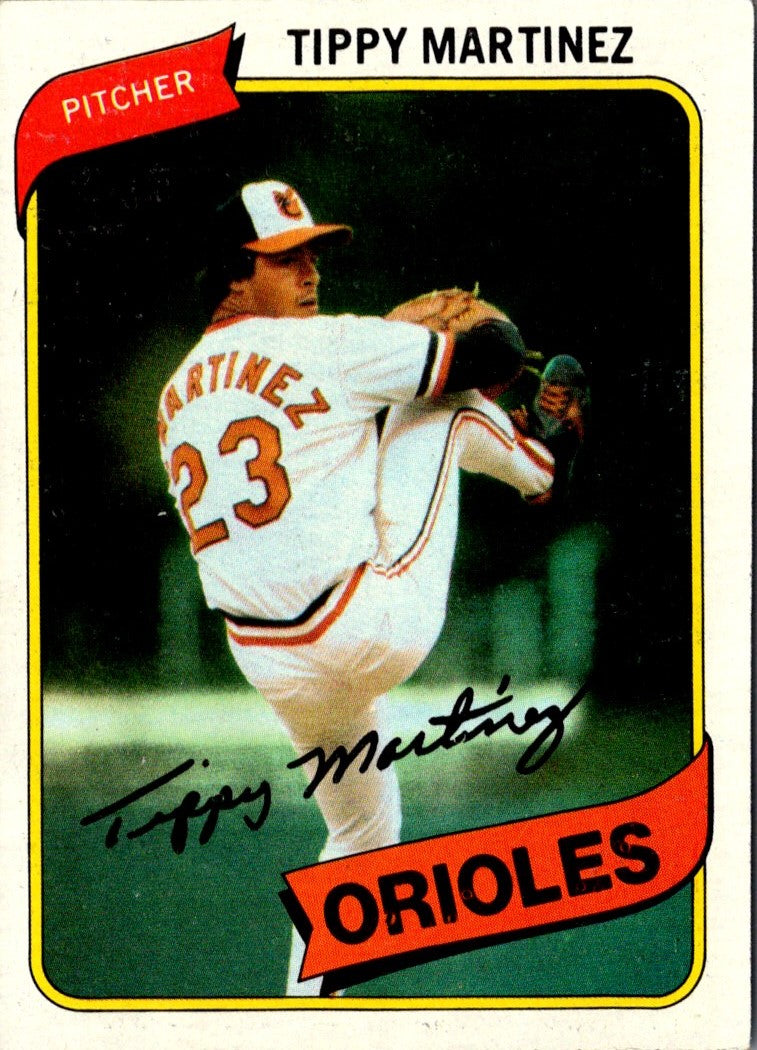 1980 Topps Tippy Martinez