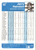 1984 Fleer Jerry Hairston #60