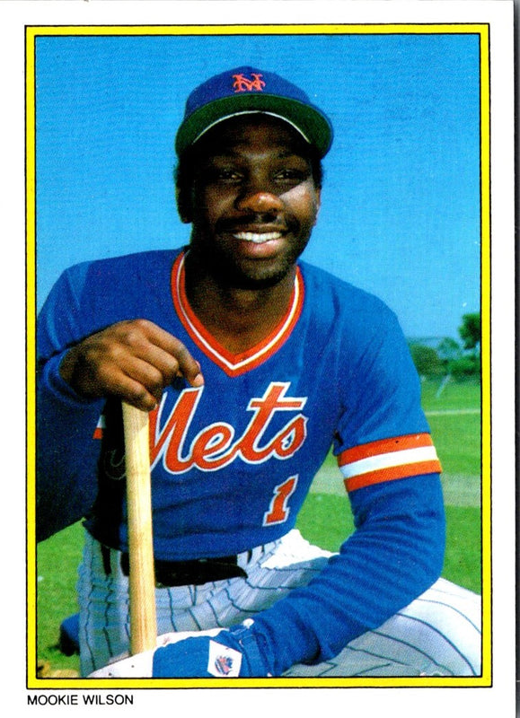 1983 Topps Glossy Send-Ins Mookie Wilson #2