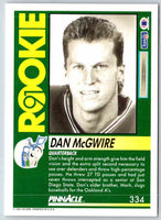 1991 Pinnacle Dan McGwire #334