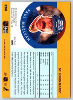 1990 Pro Set Paul MacLean #266