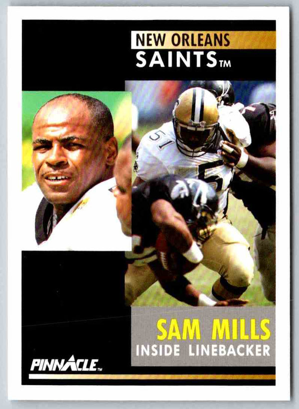 1991 Pinnacle Sam Mills #68