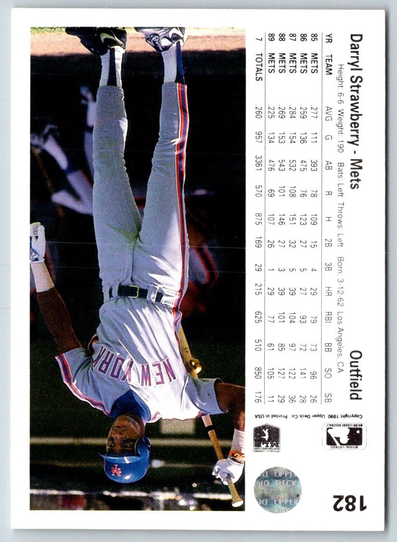 1988 Donruss Baseball's Best Darryl Strawberry