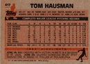 1983 Topps Tom Hausman