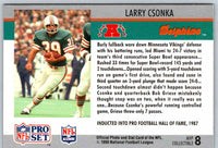 1990 Proset Larry Csonka #8