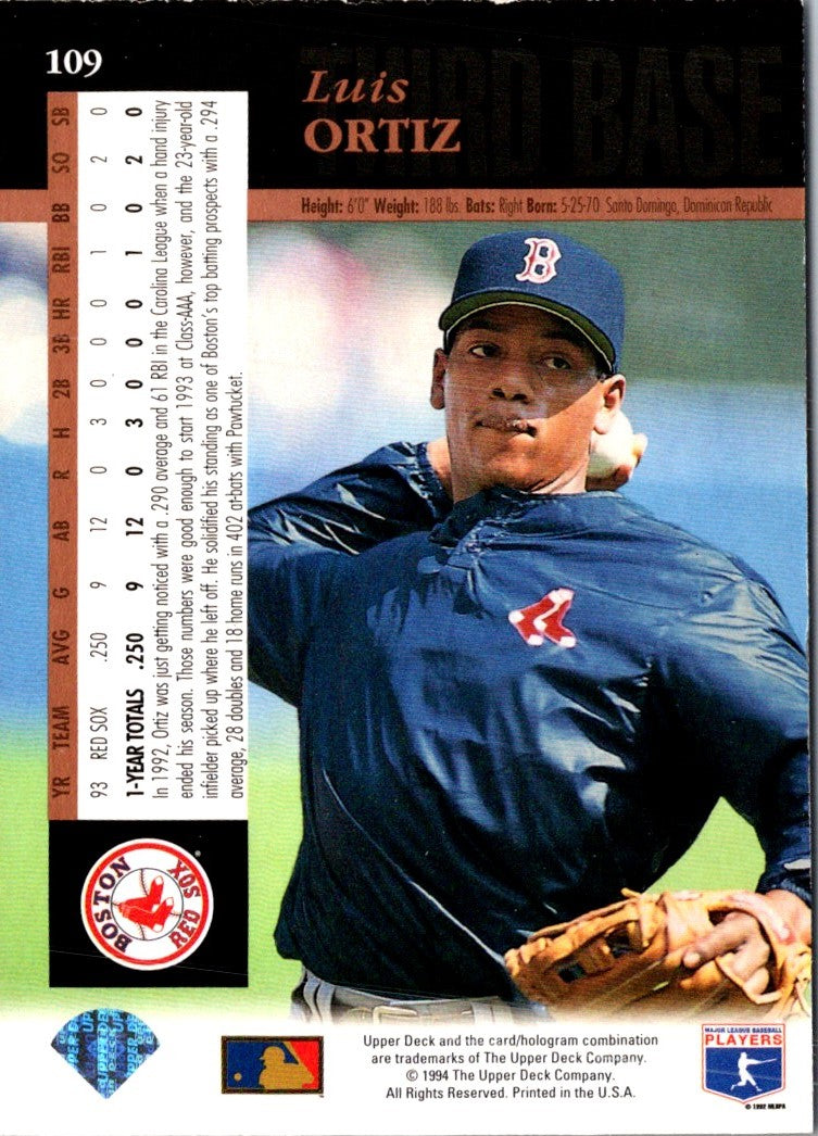 1994 Venezuelan Winter League Stickers Armando Ortiz