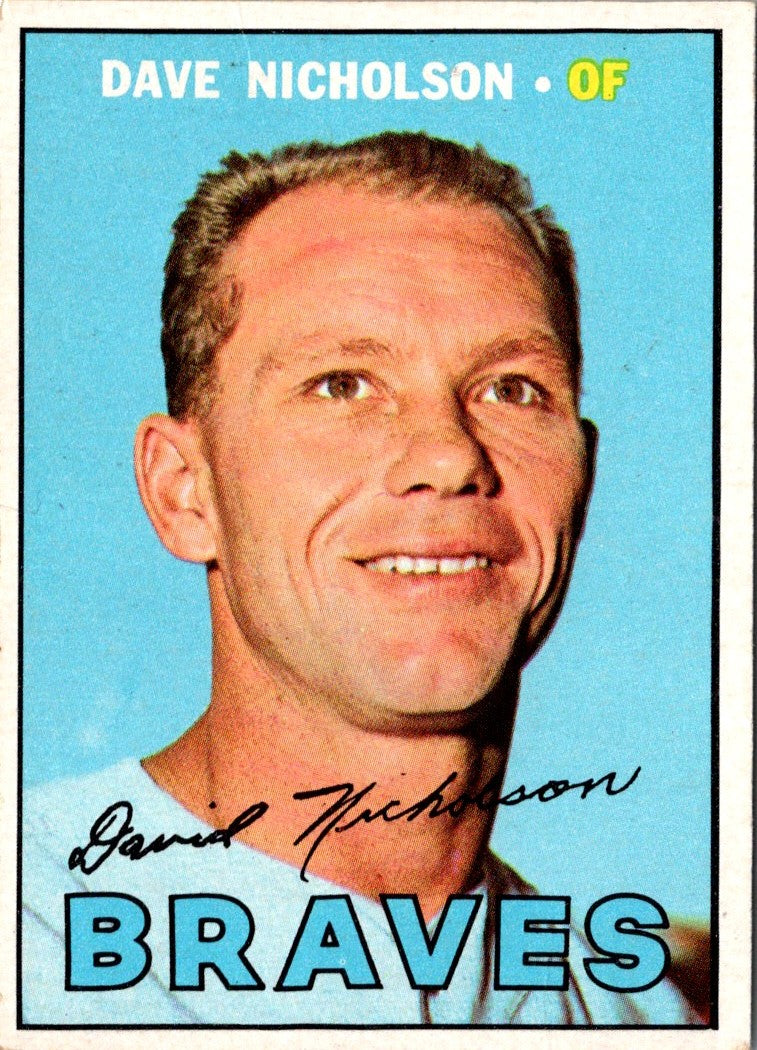 1967 Topps Dave Nicholson