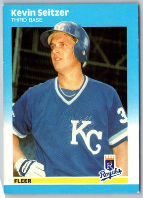 1987 Fleer Update Glossy Kevin Seitzer #U-108