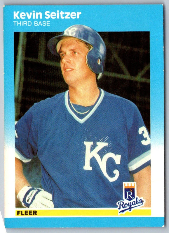 1987 Fleer Update Glossy Kevin Seitzer #U-108
