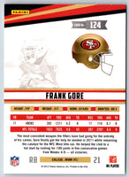 2012 Panini Rookies & Stars Frank Gore #124