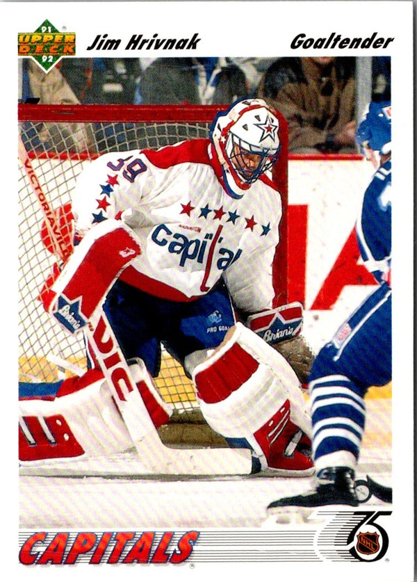 1991 Upper Deck French Jim Hrivnak #343B