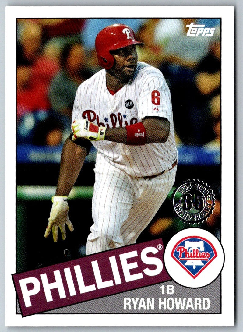 2020 Topps Update 1985 Baseball 35th Anniversary Ryan Howard