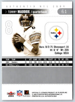 2004 Fleer Authentix Tommy Maddox #61