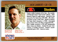 1990 Proset Jack Lambert #27
