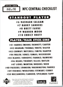 1995 Collector's Choice Update Stick-Ums Green Bay Packers/LeShon Johnson/DeWayne Washington/Jackie Harris