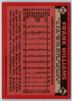 1986 Topps Frank Williams #341
