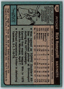 1980 Topps Rick Honeycutt