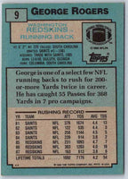 1988 Topps George Rogers #9