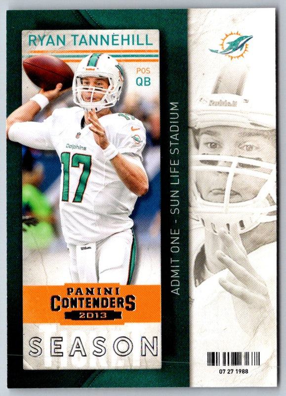 2013 Panini Contenders Ryan Tannehill #40