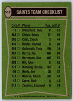 1978 Topps Chuck Muncie/Don Herrmann/Chuck Crist/Elois Grooms #517