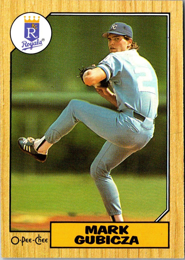 1987 O-Pee-Chee Mark Gubicza #326