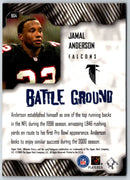 2000 Upper Deck Ultimate Victory Battle Ground Jamal Anderson