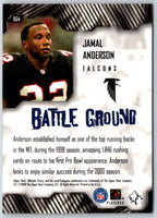 2000 Upper Deck Ultimate Victory Battle Ground Jamal Anderson #BG4