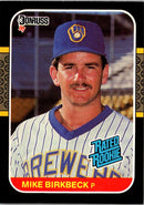 1987 Donruss Mike Birkbeck
