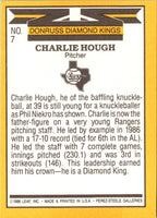 1987 Leaf Charlie Hough #7